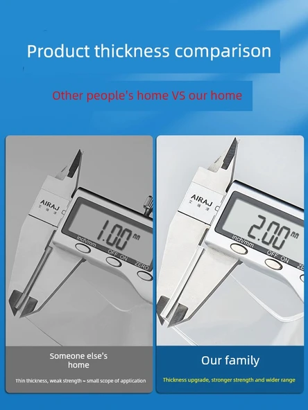 Çift Taraflı Yapışkan Nano Bant - İnce - 1m Uzunluk, 3cm Genişlik, 1mm Kalınlık - 3 Rulo - Toplam 3m - 3