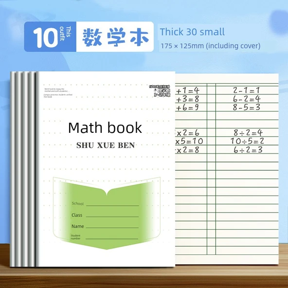 Kalın 30 Sayfa Alıştırma Defteri - Matematik 10 Paket