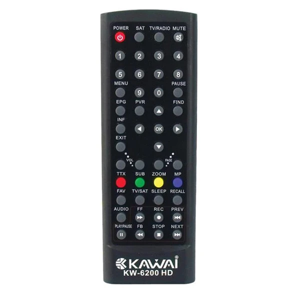Kawai KW-6200 HD Uydu Alıcı Kumandası ürün görseli