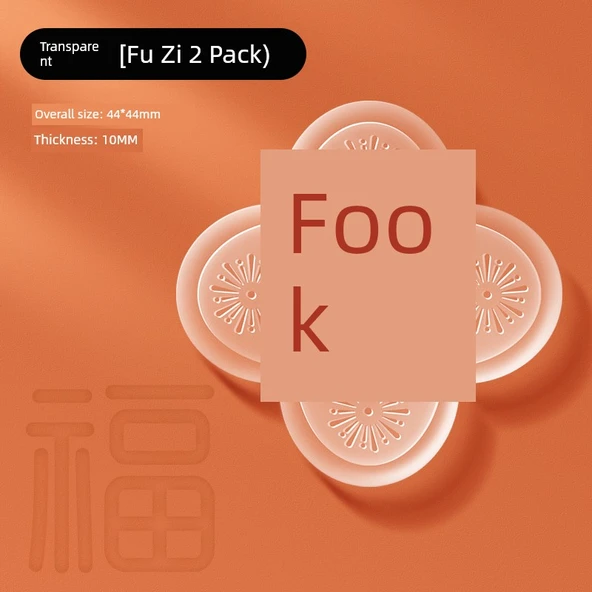 Şeffaf Kapı Kolu Darbe Önleyici Sticker Ped - Fu Zi 2 Paket