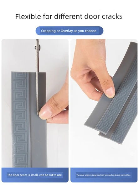 25mm Şeffaf Kapı Altı Sızdırmazlık Şeridi - 24m - Resim 2