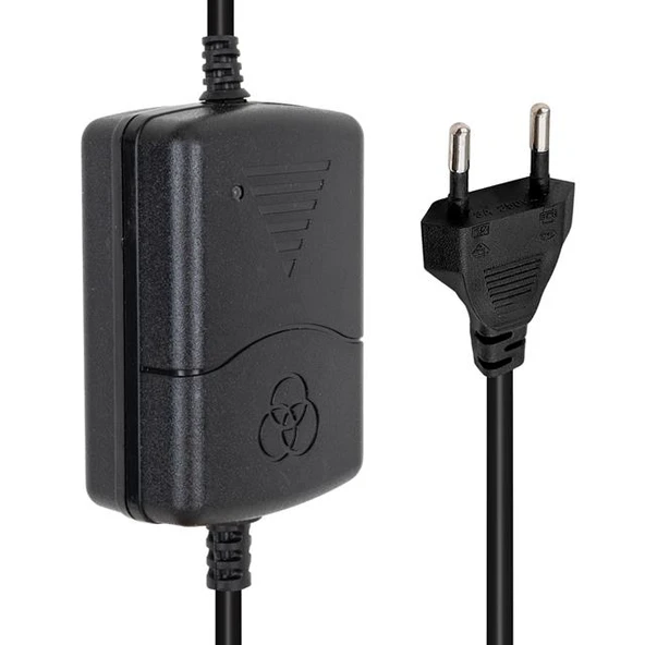 Powermaster PM-31770 12 Volt - 1 Amper - 12 Watt 5.5*2.5 Mm Uçlu İki Ucu Kablolu Masaüstü Adaptör - Resim 2