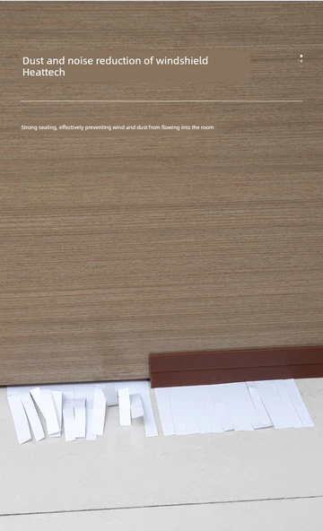 25mm Şeffaf Kapı Altı Sızdırmazlık Şeridi - 24m - Resim 11