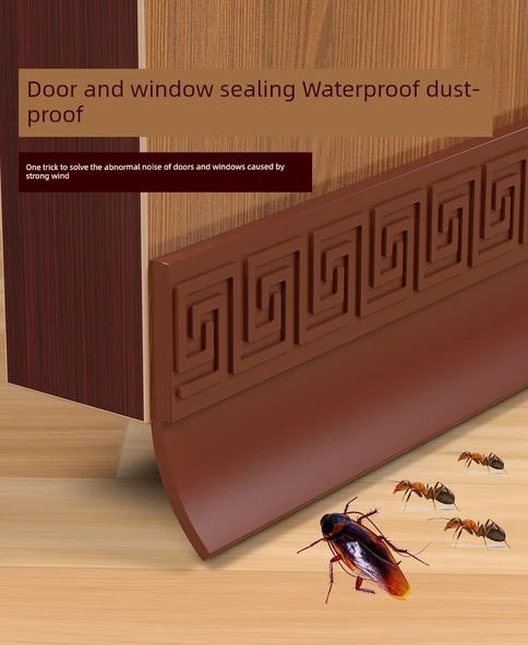 25mm Şeffaf Kapı Altı Sızdırmazlık Şeridi - 24m - Resim 8