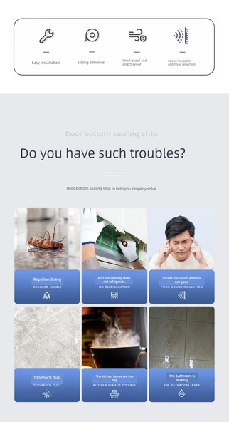 25mm Şeffaf Kapı Altı Sızdırmazlık Şeridi - 24m - Resim 9