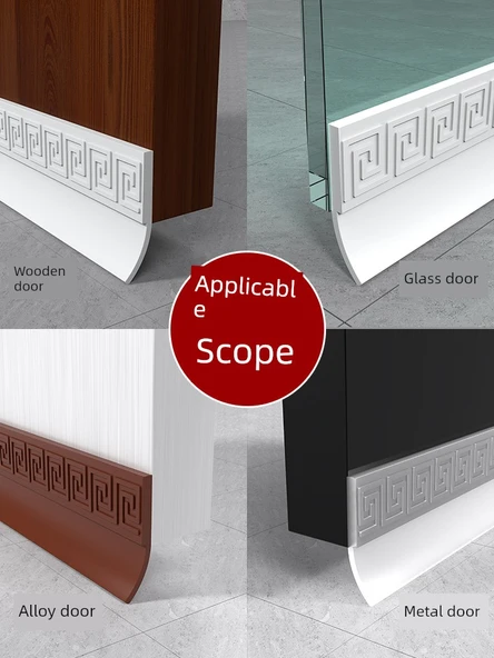 25mm Şeffaf Kapı Altı Sızdırmazlık Şeridi - 24m - Resim 4