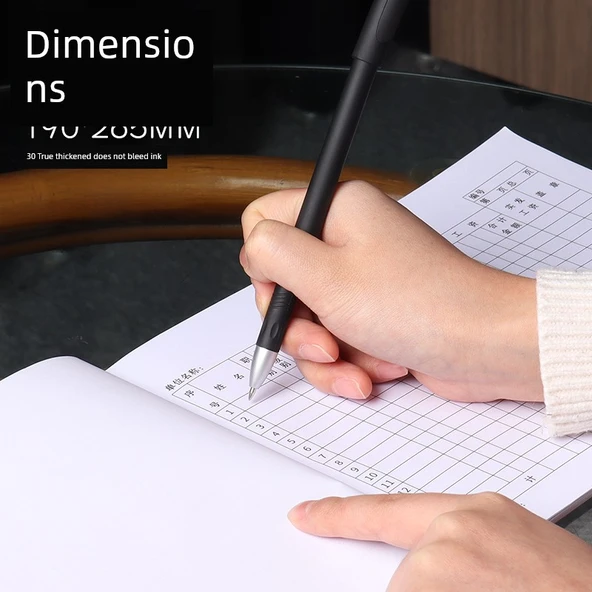 Maaş Ödeme Listesi Çalışan Formu Kitabı - Maaş Tablosu 3 Paket - 190x265mm - 7
