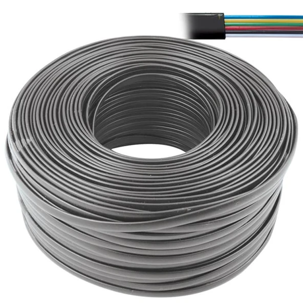Artar 6'lı Flat (Köken) Telefon Kablosu 100 Metre ürün görseli