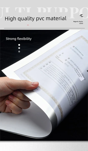 Sertifika Lisans Depolama Klipsi - A4 Altın + A3 Gümüş - Resim 5