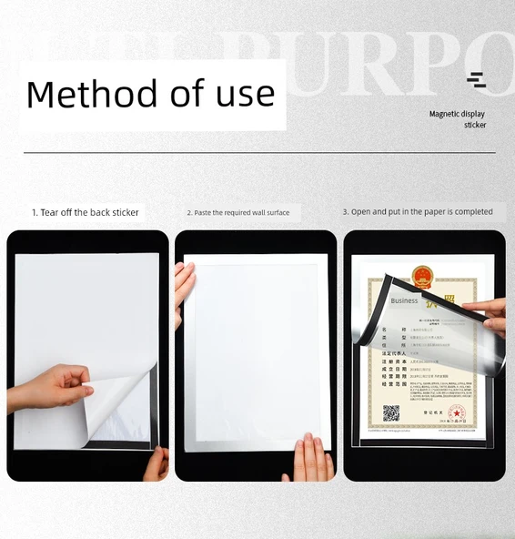 Sertifika Lisans Depolama Klipsi - A4 Altın + A3 Gümüş - Resim 7