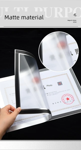 Sertifika Lisans Depolama Klipsi - A4 Altın + A3 Gümüş - Resim 4