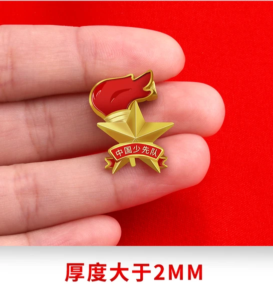 Genç Kaşifler Takım Logosu Rozeti - Kırmızı Şal Madalyası - 40 Adet/Standart Özellik (Pin) - 11