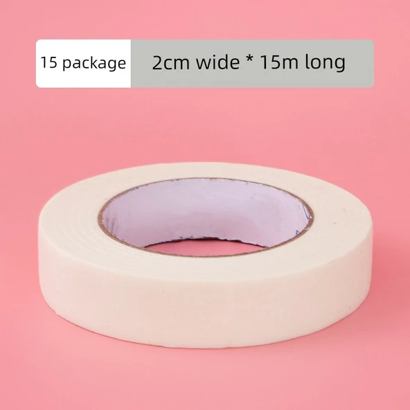 Maskeleme Bandı - 2cm Genişlik - 15 Metre Uzunluk [15 Rulo]
