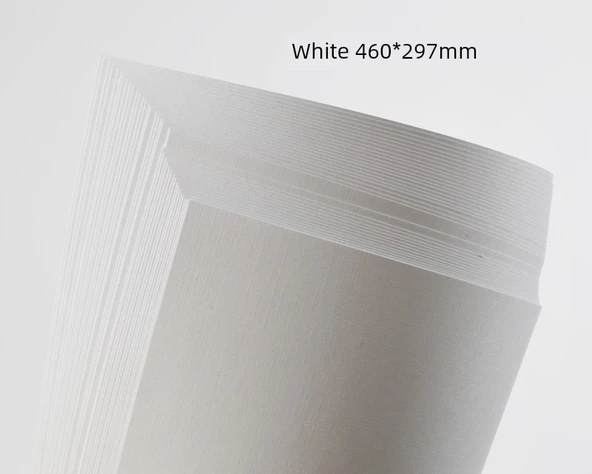 230G Cambrik Kağıt - 230 Clerney Desenli Beyaz - A3 - 50 Sayfa