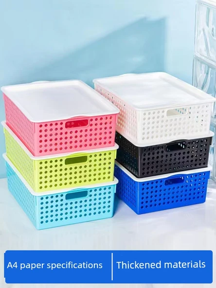 A4 Dosya Organizatörü - Yüksek - Kapağı - Açık Mavi - 2 Paket - 2