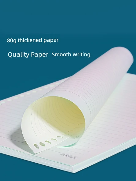 B5 Gevşek Yaprak Defter Yenileme Kağıdı - Boş 60 Sayfa - 5