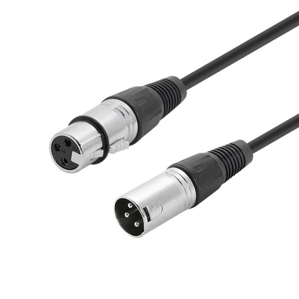 Fully G-526H Canon Dişi Canon Erkek Hazır 3 Metre Mikrofon Uzatma Kablosu ürün görseli