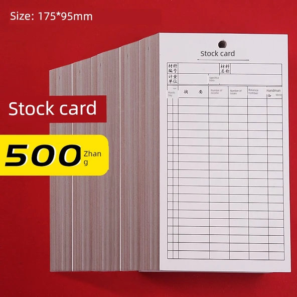 Çift Taraflı Depolama Kartı - Ekonomik - Kalınlaştırılmış - 5 Paket 500 Yaprak