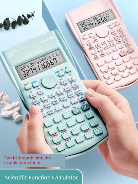 Bilimsel Hesap Makinesi - Pembe - Sınav Onaylı - Pil Dahil - 2
