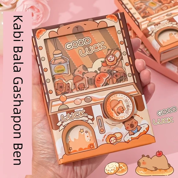 Kabi Bala Gashapon Makinesi Cep Defteri - Altın külçe Kapi - 3