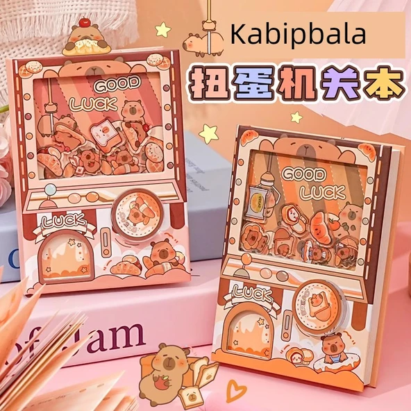 Kabi Bala Gashapon Makinesi Cep Defteri - Altın külçe Kapi - 2