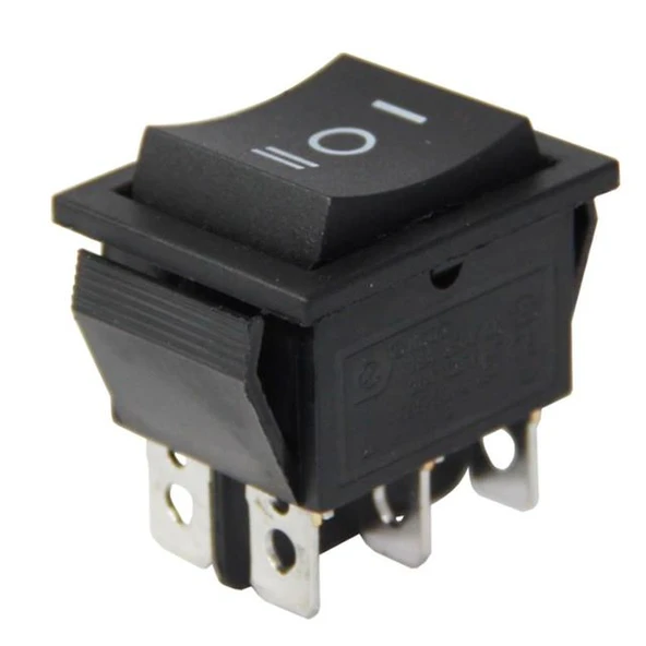 Geniş Işıksız 6 Pinli Yaylı Anahtar (Mom-Off-Mom) IC-110 ürün görseli