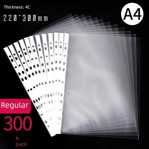 Plastik Dosya Torbası - Kalınlaştırılmış 4c - 300 Adet