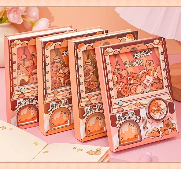 Kabi Bala Gashapon Makinesi Cep Defteri - Altın külçe Kapi - 9