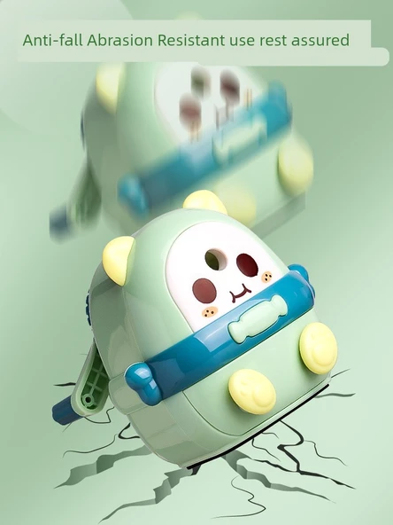 Küçük Okul Çantası - Açık Mavi Otomatik Kalemtraş - 5
