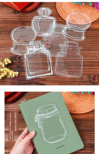 Kuru Çiçek Ayraç Kiti - Masum Romantizm - 3 Paket [Toplam 60] - 10