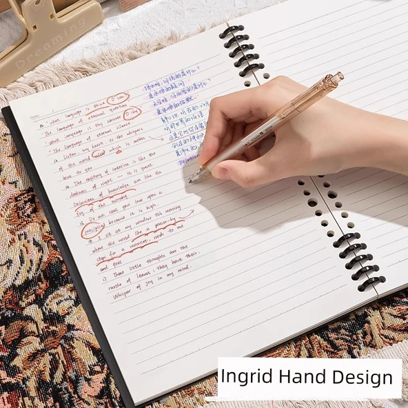 Taşınabilir Yapraklı Defter B5 - Yatay Çizgi - 480 Sayfa - Resim 3