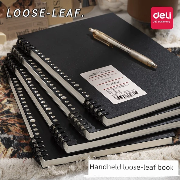 Taşınabilir Yapraklı Defter B5 - Yatay Çizgi - 480 Sayfa - Resim 2