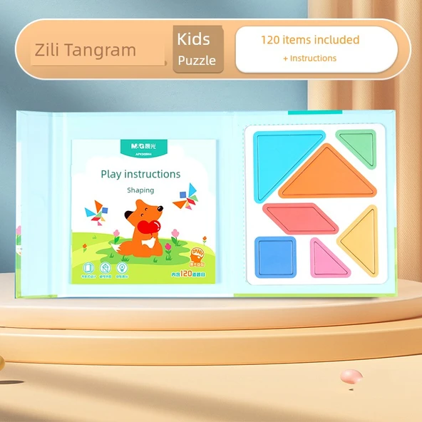 Çocuklar için Matematik Öğretim Araçları - Birinci Sınıf İkinci Kitap Seti + Tangram
