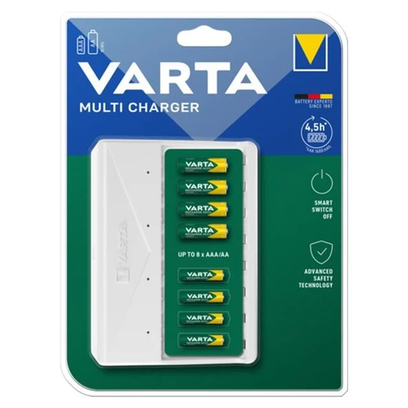Varta 57659 Usb Multi Charger 8Li Pil Şarj Cihazı (Aa-Aaa-Nımh) ürün görseli