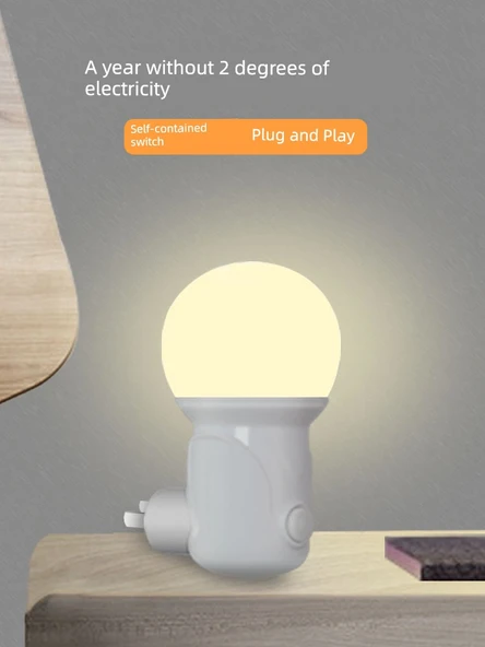 LED Yatak Lambası - 1W Standart Beyaz - 2 Paket - 3