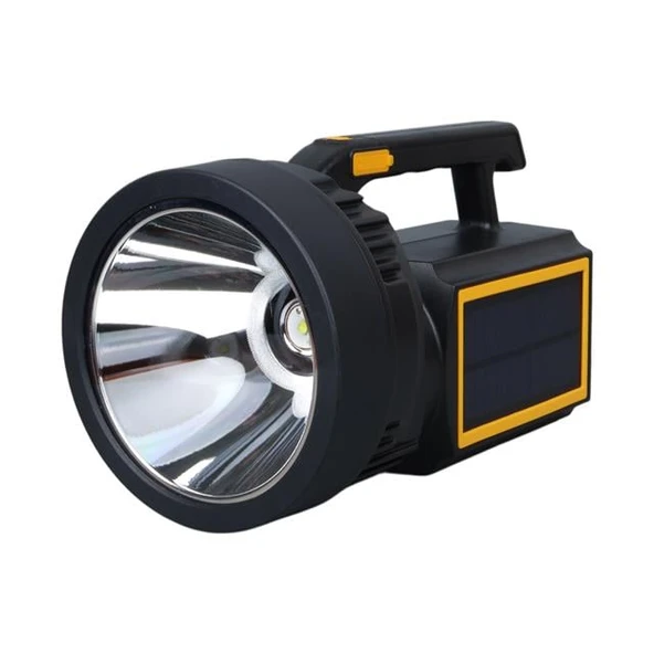 Powermaster W5193 Solar Şarjlı El Feneri Uzun Mesafe Işıldak