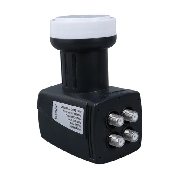 T&Smart 0.1dB Ultra HD 4K Universal Dört Çıkışlı Lnb - 1