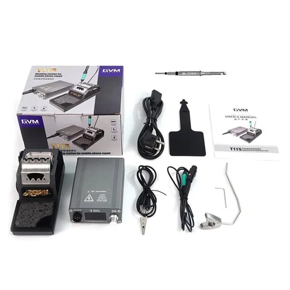 PowerMaster GVM-T115 45 Watt SMD Havya İstasyonu 120-450 Derece - Resim 3