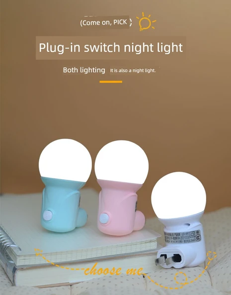 LED Yatak Lambası - 1W Standart Beyaz - 2 Paket - 11