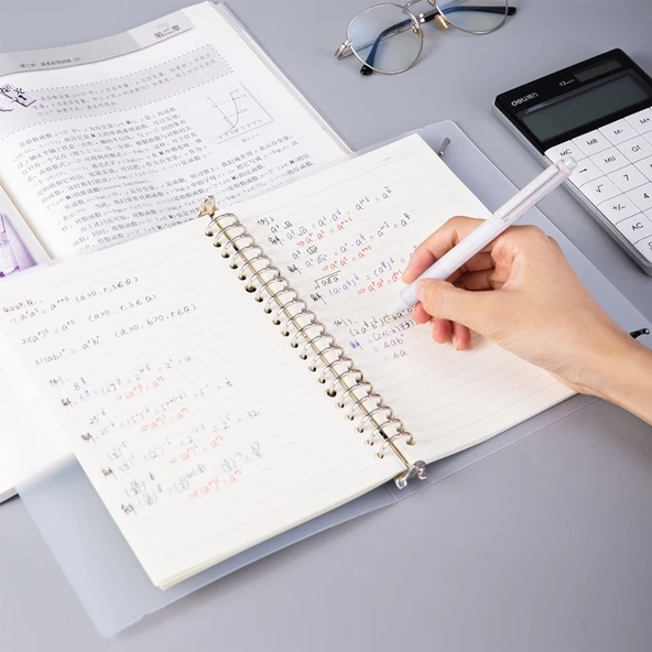 B5 Boş Sayfa Spiral Defter - 60 Sayfa - Yatay Çizgi - 5