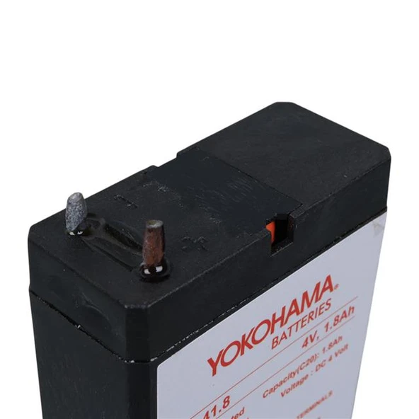 Yokohama YH-41.8 4 Volt - 1.8 Amper Akü (50x76x22 mm) - Resim 4