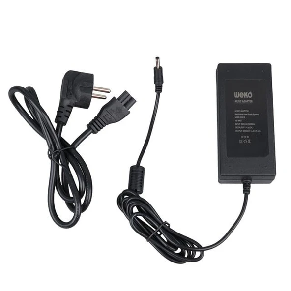 Weko  9 Volt - 5 Amper Yazar Kasa/ Pos Makinesi Masaüstü Adaptör 4.0*1.7 Mm Uçlu - Resim 2