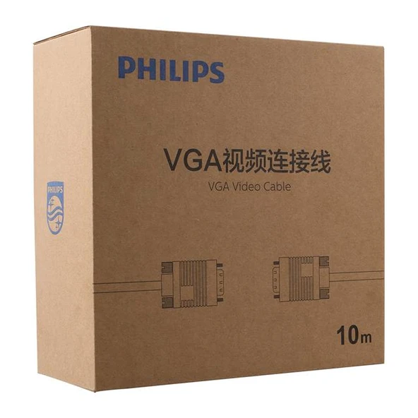 Philips SWV6139H/93 Siyah 3+6 Erkek-Erkek 15 Pin 10 Metre VGA Kablo - 3