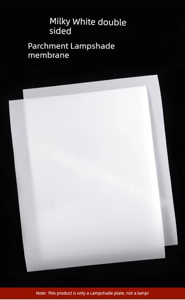 Şeffaf Lamba Abajur - Süt Beyaz - 1.2m * 0.35mm - 5