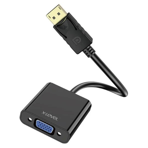 X-Level XCC7801 DP Display Port Erkek TO VGA Dişi Çevirici Kablo (X-THING) ürün görseli