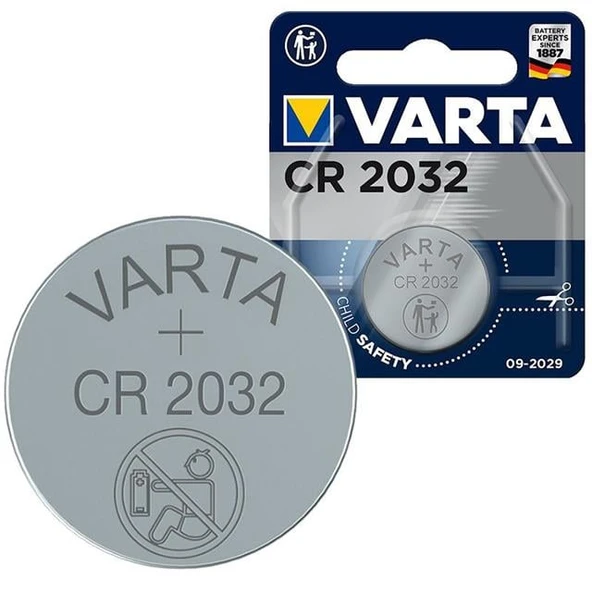 Varta CR 2032 3 Volt Tekli Lityum Pil - Resim 3