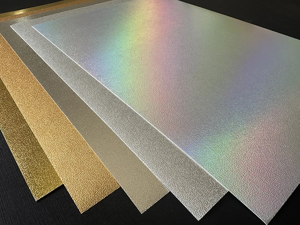 250G Altın Gümüş Yumurtalık Desenli Karton Kağıt A3/A4 - Parlak Gümüş Yumurtalık Deseni 4 (8) - Resim 6