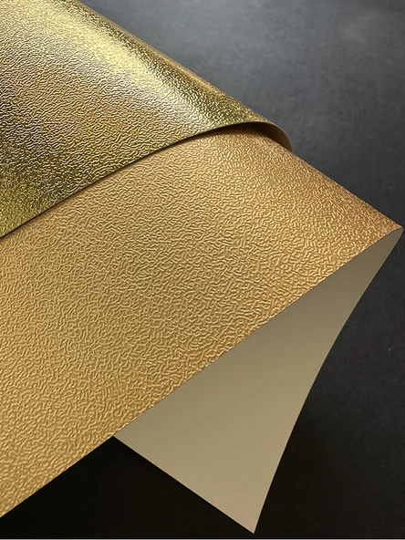 250G Altın Gümüş Yumurtalık Desenli Karton Kağıt A3/A4 - Mat Altın Yumurtalık Deseni Tam Açık (1) - Resim 12