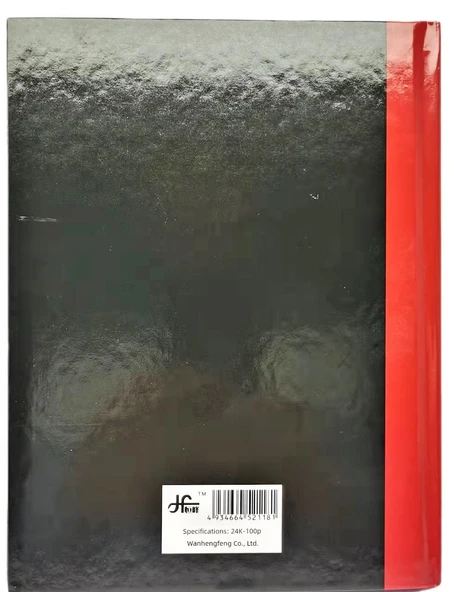 A5 Boyutunda Siyah Kapaklı Defter - 80 Sayfa - 1 Paket - 8
