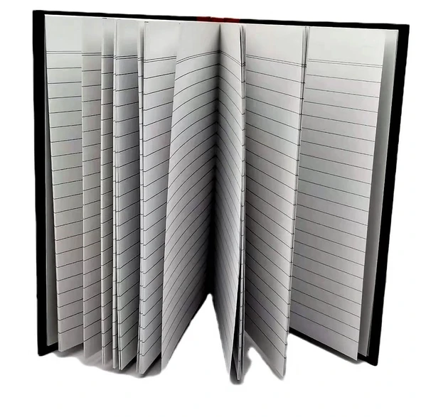 A5 Boyutunda Siyah Kapaklı Defter - 80 Sayfa - 1 Paket - 10